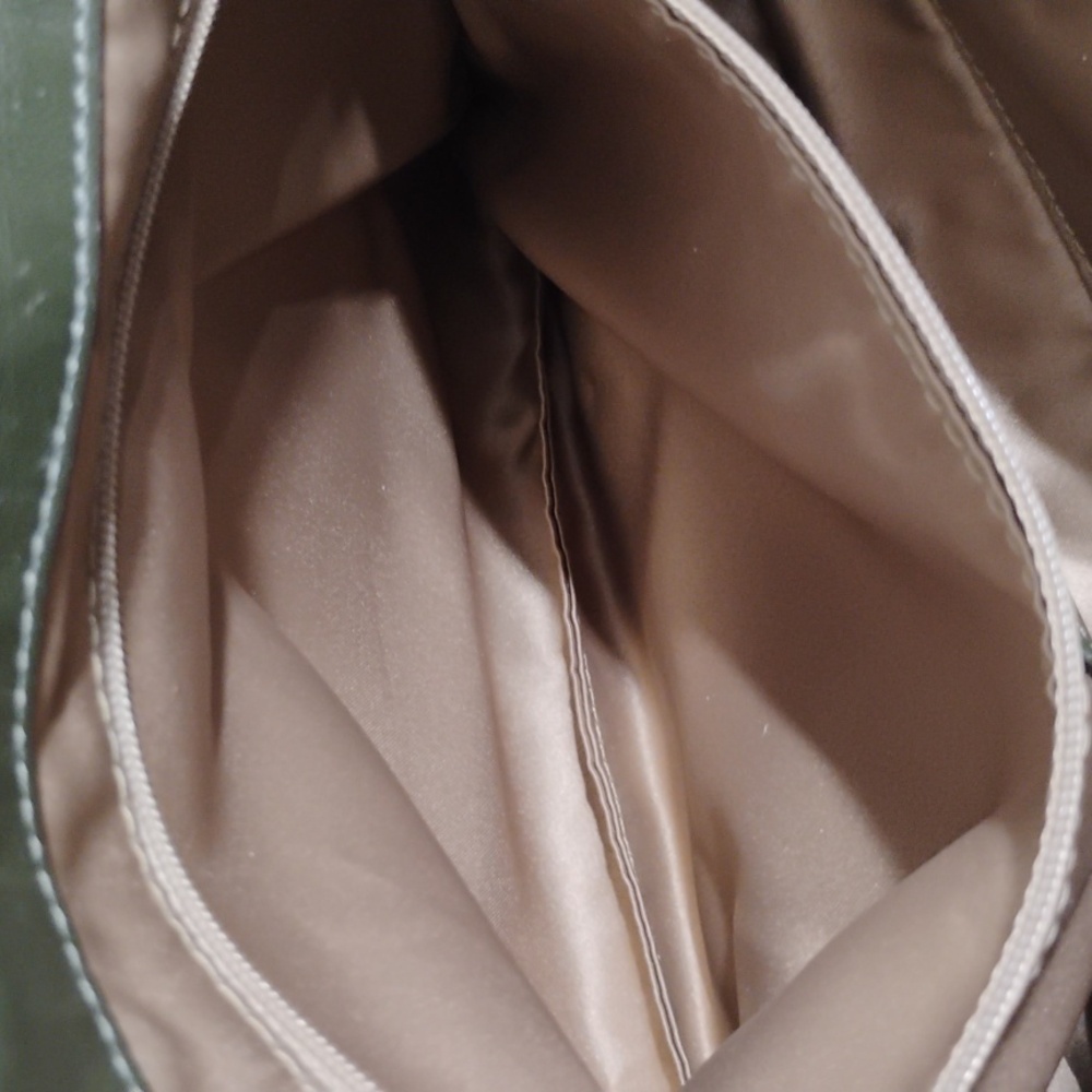 FIRM PRICE! RARE! Coach Olive Green Suede Collection Shoulder Bag/Dust Bag - Picture 14 of 16